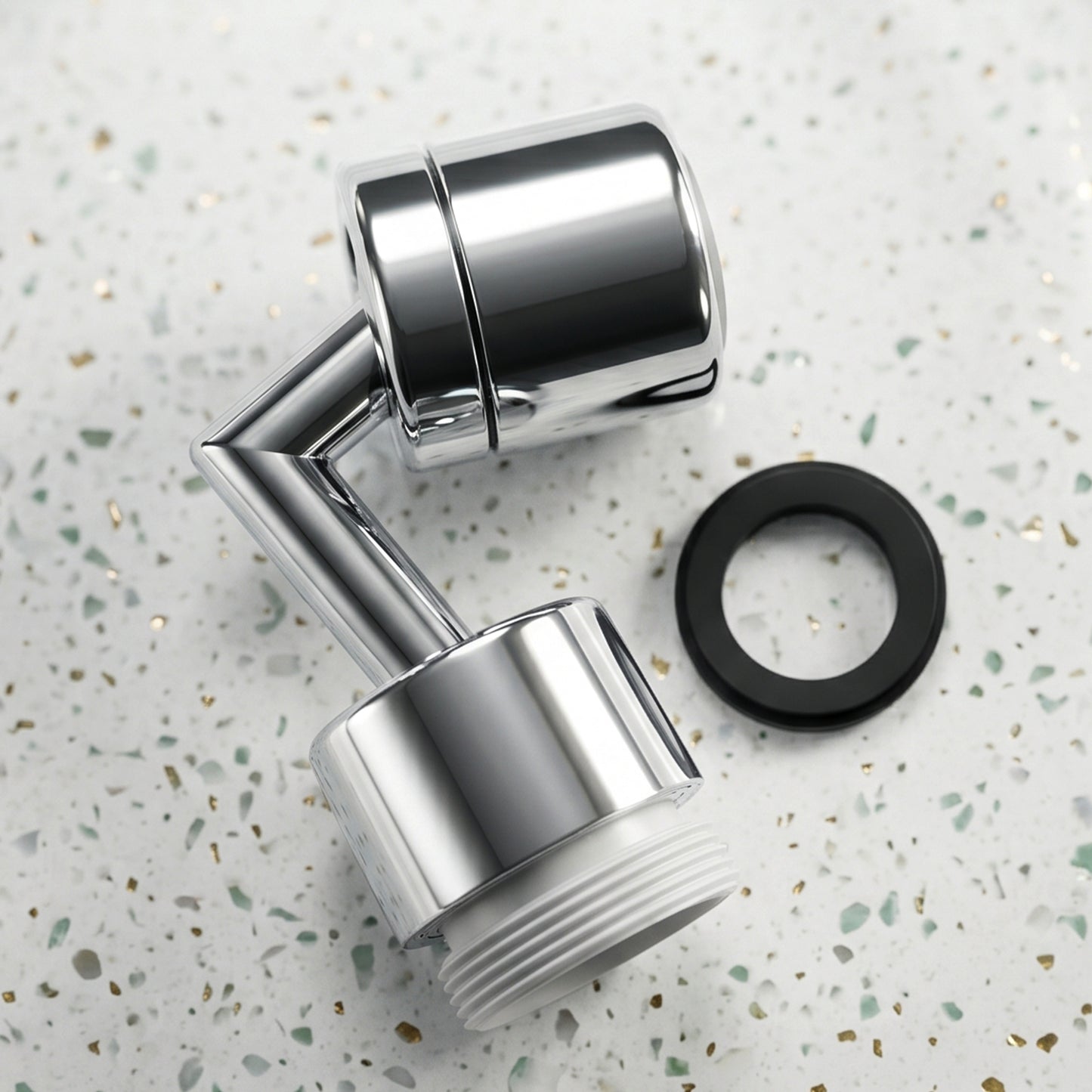 Faucet Aerator  1080 Degree Swivel Splash-proof Water Flow