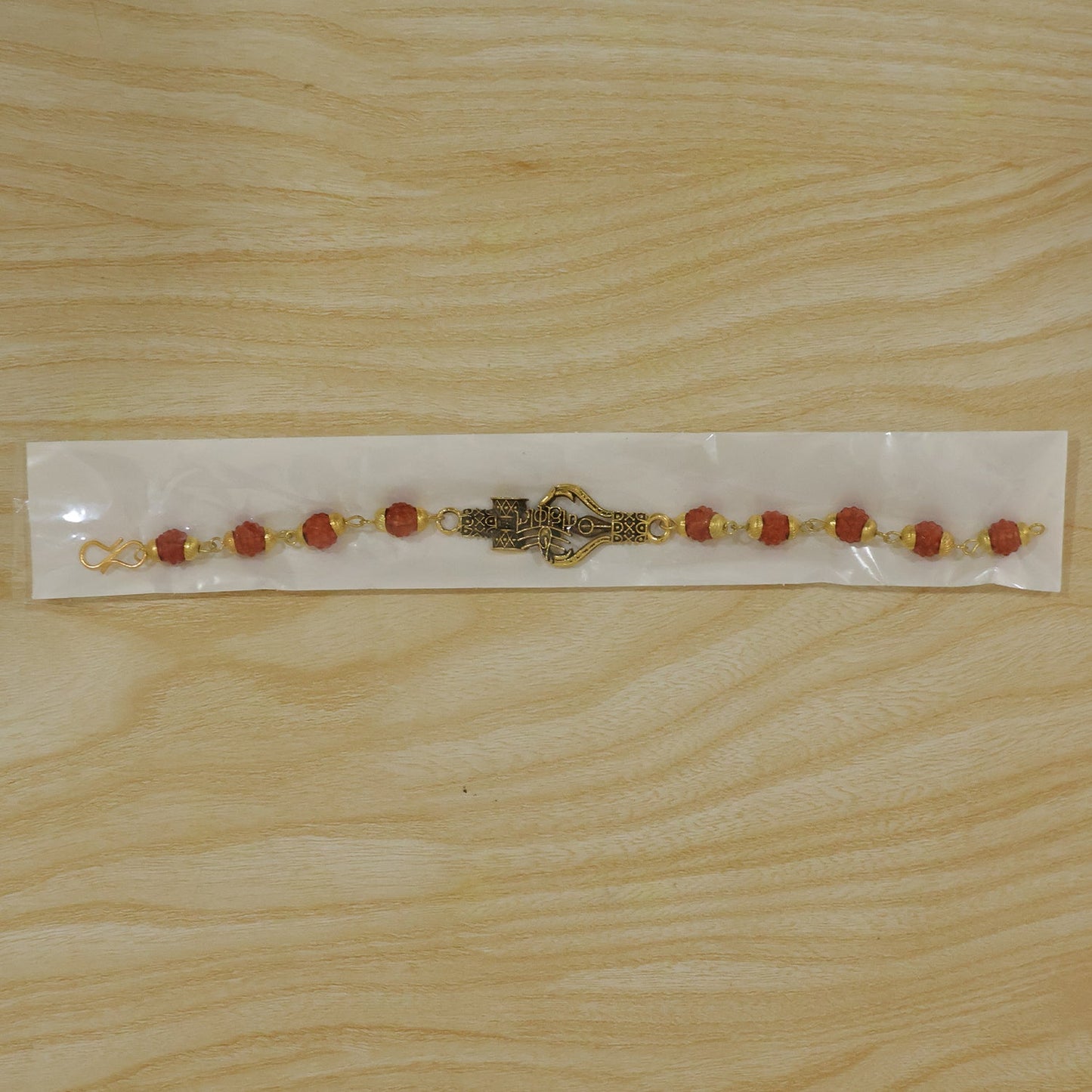Mahakal Trishul Damru Rudraksha Rakhi Oxidized Pendant Rakhi For Brother (1 Pc)