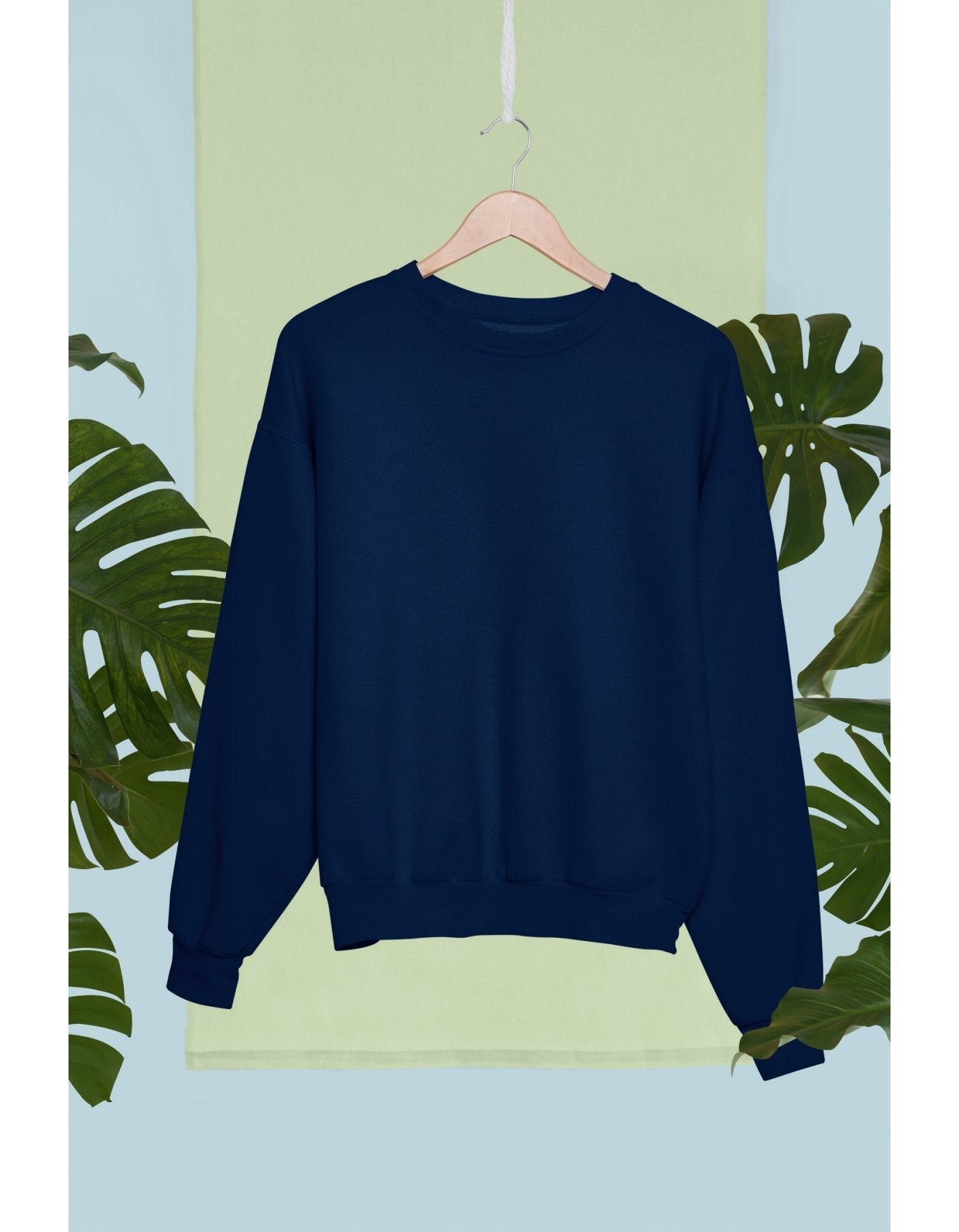 350GSM Navy Blue Cotton Fleece Sweatshirt